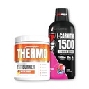 PROSUPPS Pulbere termogenică termogenică de ardere Pudră Molten Mango și 1500 L-Carnitina Berry - Managementul greutății și antrenament pre - Energie, Mood, Appetit Control