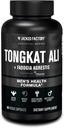 Fabrica Jacked Indoneziană Tongkat Ali + Fadogia Agrestis - 200:1 Extract Longjack Tongkat Ali pentru bărbați cu Fadogia Agrestis 600mg & Primavie Shilajit pentru a sprijini Vitality, Energy, & Mood - 60 capsule