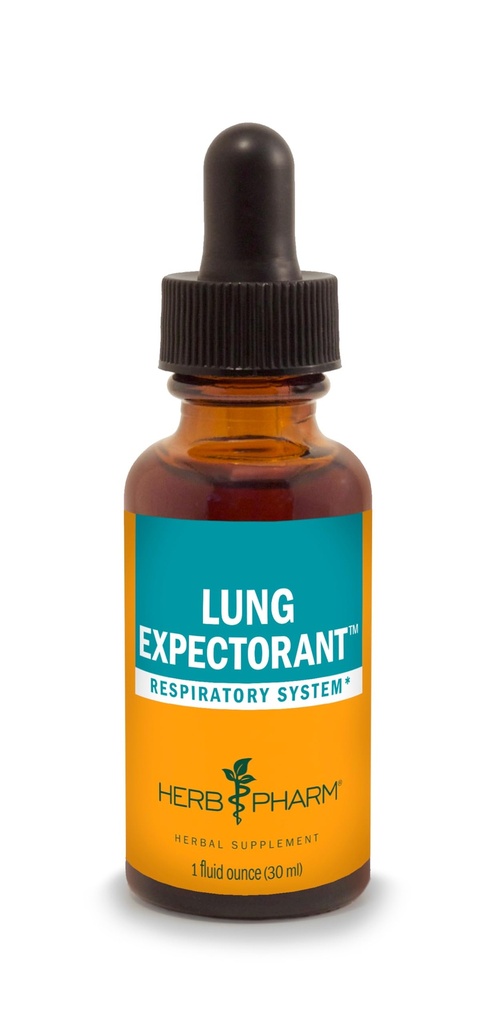 Herb Pharm Lung Expectorant Liquid Herbal Formula pentru a sprijini răspunsul imun respirator - 1 Once (Pachet de 1)