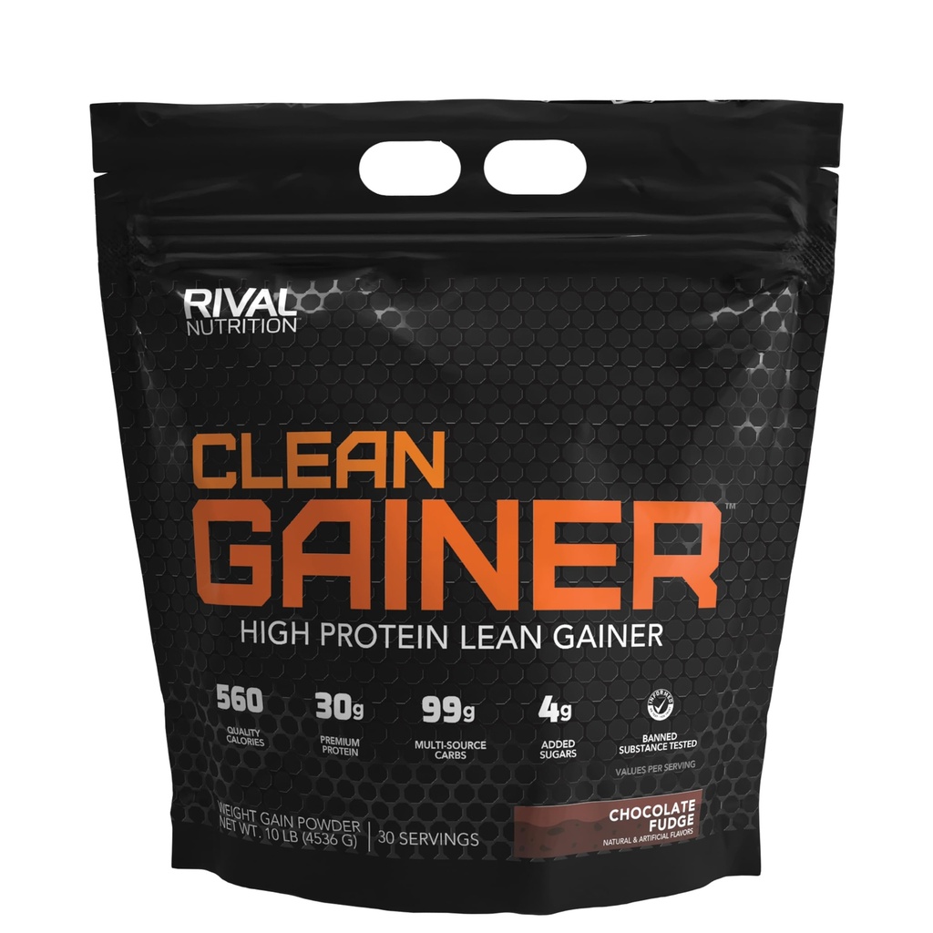 NUTRIŢIE RIVALă Curat Gainer - ciocolată Fudge, 10 lbs.