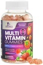 Gume multivitamine pentru adulți, Daily Gummy Vitamine & Minerale cu vitamine A, C, D, B12 pentru femei și bărbați, Suport imunitar Gummy Multivitamine Supliment, Adulți Multi VIT Vitamine - 120 Gummie