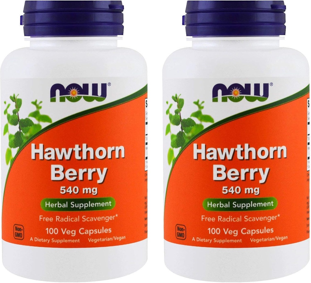 ACUM alimente Hawthorn Berry 540 mg, 100 Veg capsule (Pachet de 2)