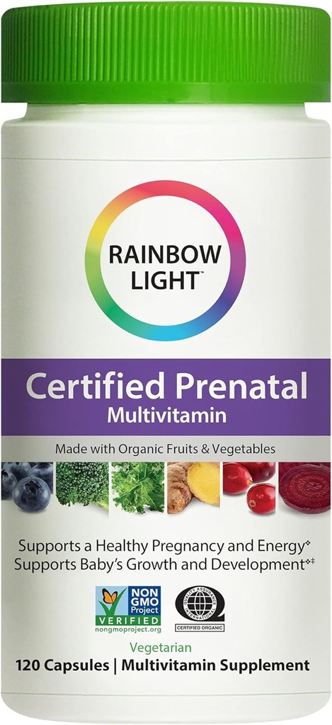 Rainbow Light Multivitamine prenatale, Suport imun, 120 capsule (Pachet mai Vary)