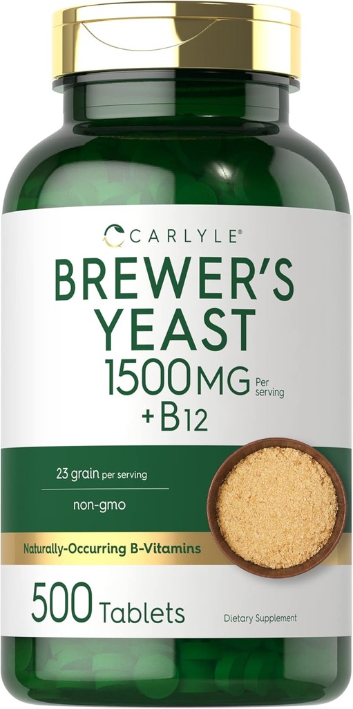 Carlyle Brewers Drojdii tablete cu vitamina B12 