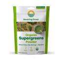 Amazing Grass Super Greens Booster: Greens Powder Smoothie Mix cu Spirulina, Moringa, Wheat Grass & Kale Smoothie Booster, Clorofil Providing Greens, 30 Servings