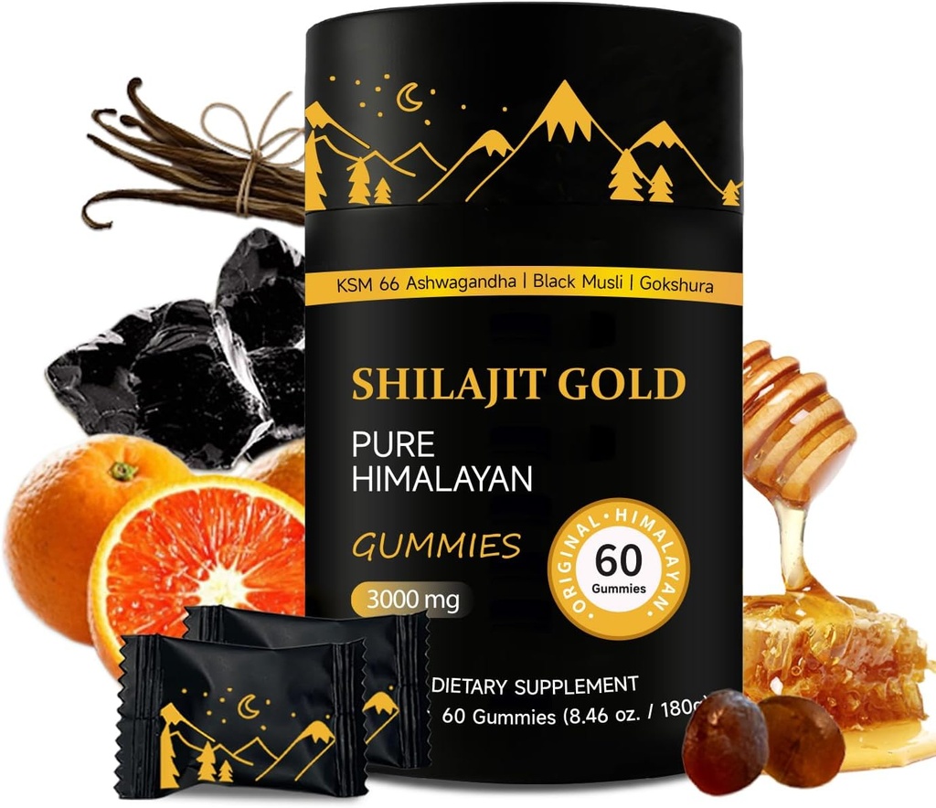 Gumă de mestecat Himalayan Gummies Pure Gummies aur 
