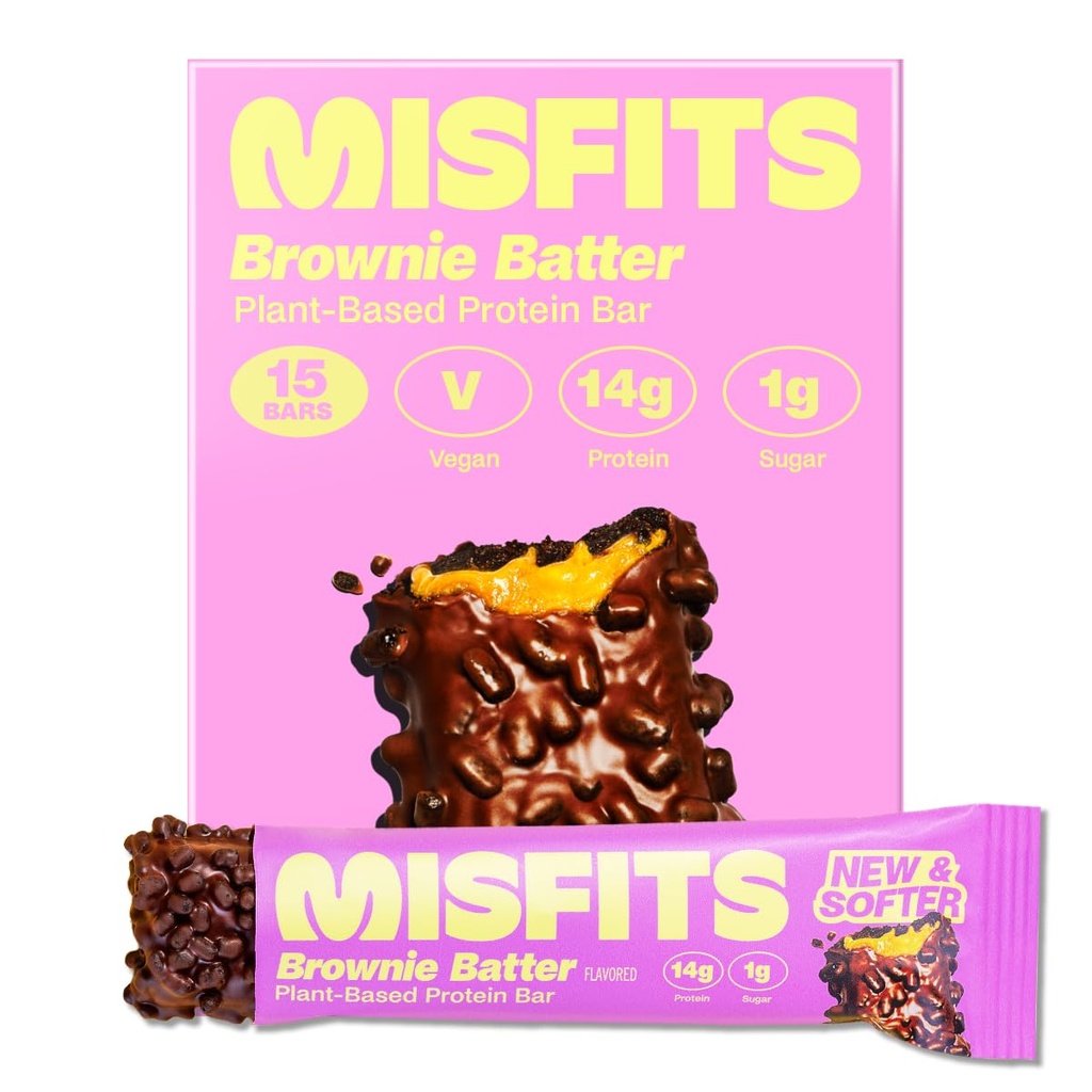 Misfits Vegan Proteina Baruri, Brownie Batter - Actualizat Recipe 