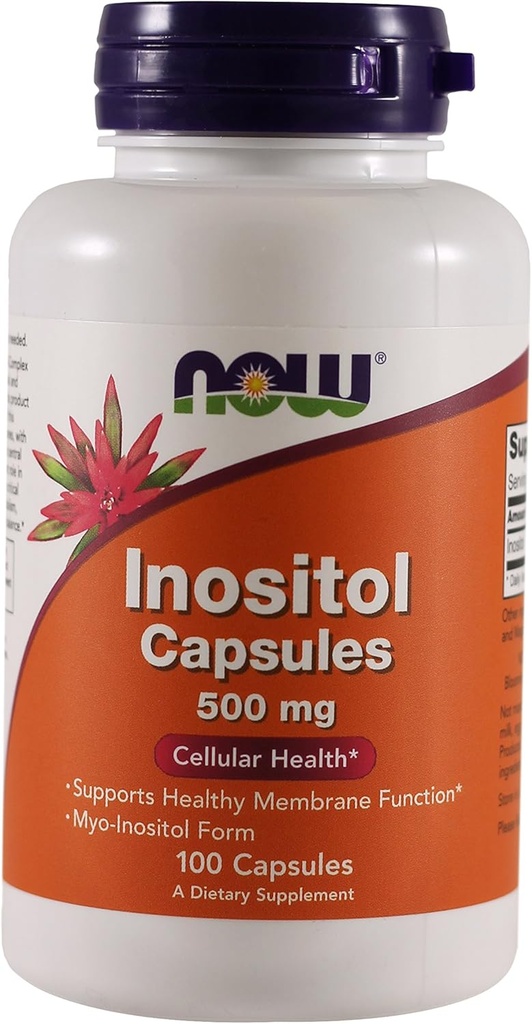 Acum alimente Inositol 500 Milligrame 100 Capsule (2 ambalaj)