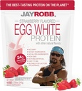 Jay Robb - Egg White Proteine Powder, Scandally Delicious, Căpșuni, 10 Servings (12 oz)