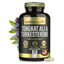 Turkesteron Tongkat Ali pentru barbati si femei 2-in-1 Natural Testosteron suport pentru energie si fitness - Mare potenta Turkesteron Supliment pentru barbati cu Tongkat Ali 