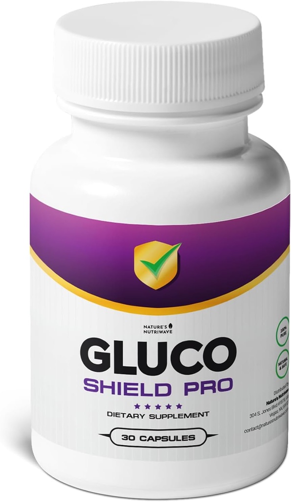 GlucoShield Pro - Suplimentul natural cu vitaminele B1, B2, B6, Magneziu, Zinc & Calciu 