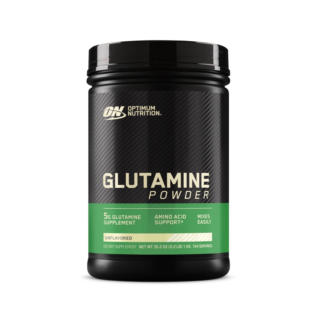 Optimum Nutriţie L-glutamină Muşchi de recuperare pulbere, 1000 Gram, 194 Serviri (Pachet de 1)