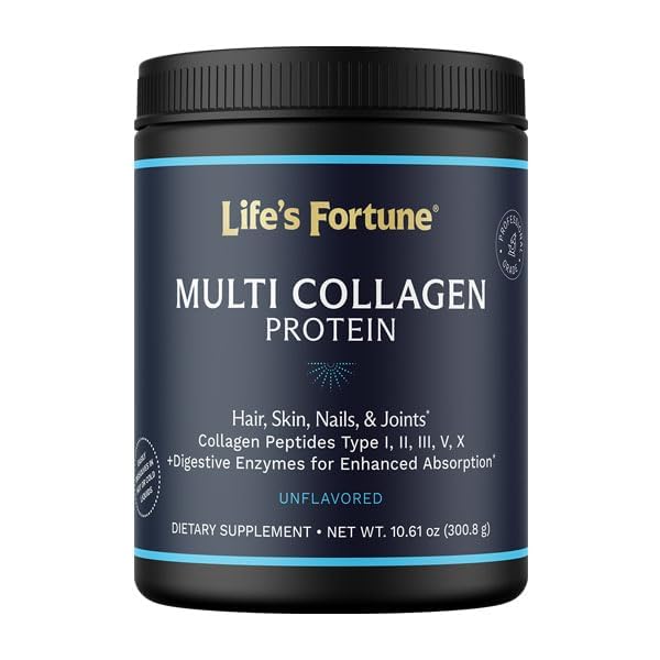 Multi Colagen Peptides Tipurile I, II, III, V & X Hidrolized Pudră de proteine 