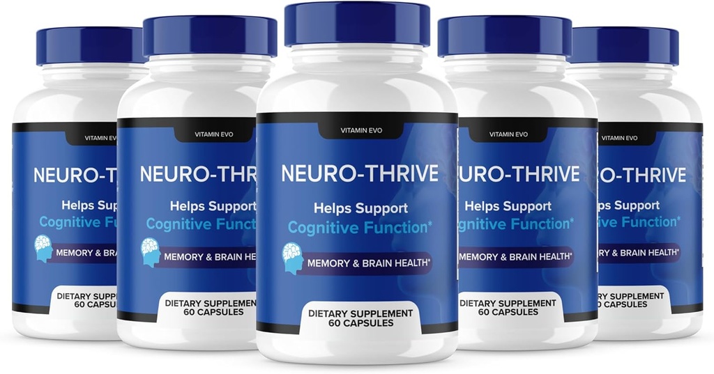 5 Pack) Neuro Thrive Brain Supplement, Neuro Thrive for Memory, Neuro Thrive PQQ pentru a reduce efectele negative ale creierului Fog, Neuro Thrive Cognitive Function, NeuroThrive Reviews Neuro-Thrive Reviews Neuro-Trive (300 Cap)