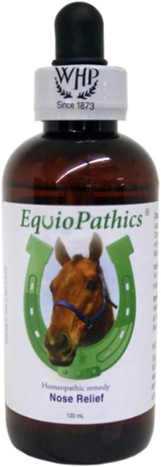 HomeoVet EquioPathics Drops de relief nas, Medicina respiratorie naturală pentru animale mari, 120 Millilitri