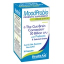 HealthAid MoodProbio 30 Ct, 30 Miliarde CFU cu prebiotic, 8 Strains selectate, Once Daily, Acid & Bile Resistent, Gluten, lactate, și OMG-uri gratuit, Vegan
