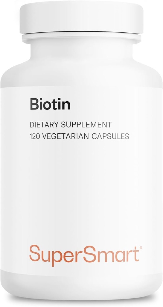 Supersmart - Biotin 10000mcg / 10g pe zi (High Potenty) - Vitamina B7 Biotin Supliment - par sanatos, piele & unghii 