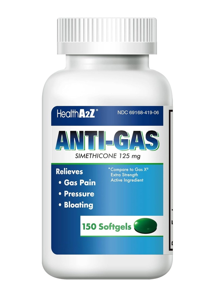 SănătateA2Z® gaz de relief Simethicone 