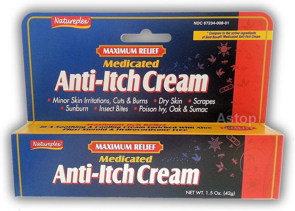 Maximum Relief medicamentate anti- Itch Cream