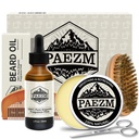 5 Piece Beard Grooming Kit pentru bărbaţi, inclusiv toate naturale Barbă ulei, Barbă Balsam cu Sweet Orange Scent, Comb, Foarfece, sac de depozitare, Îngrijire barbă Setați Crăciun Ziua de naștere a tatălui cadou pentru el