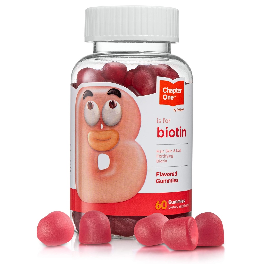 Zahler Capitolul One Gummies Biotin, Hair Skin and Nails Fortifying Biotin, Certified Kosher, 60 Gume aromate