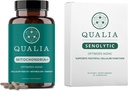 Qualia Life Sciences Bundle Qualia Mitocondria+ & Qualia Senolitic, Suplimente pentru imbatranire care sustine repararea si intinerirea optima a celulelor