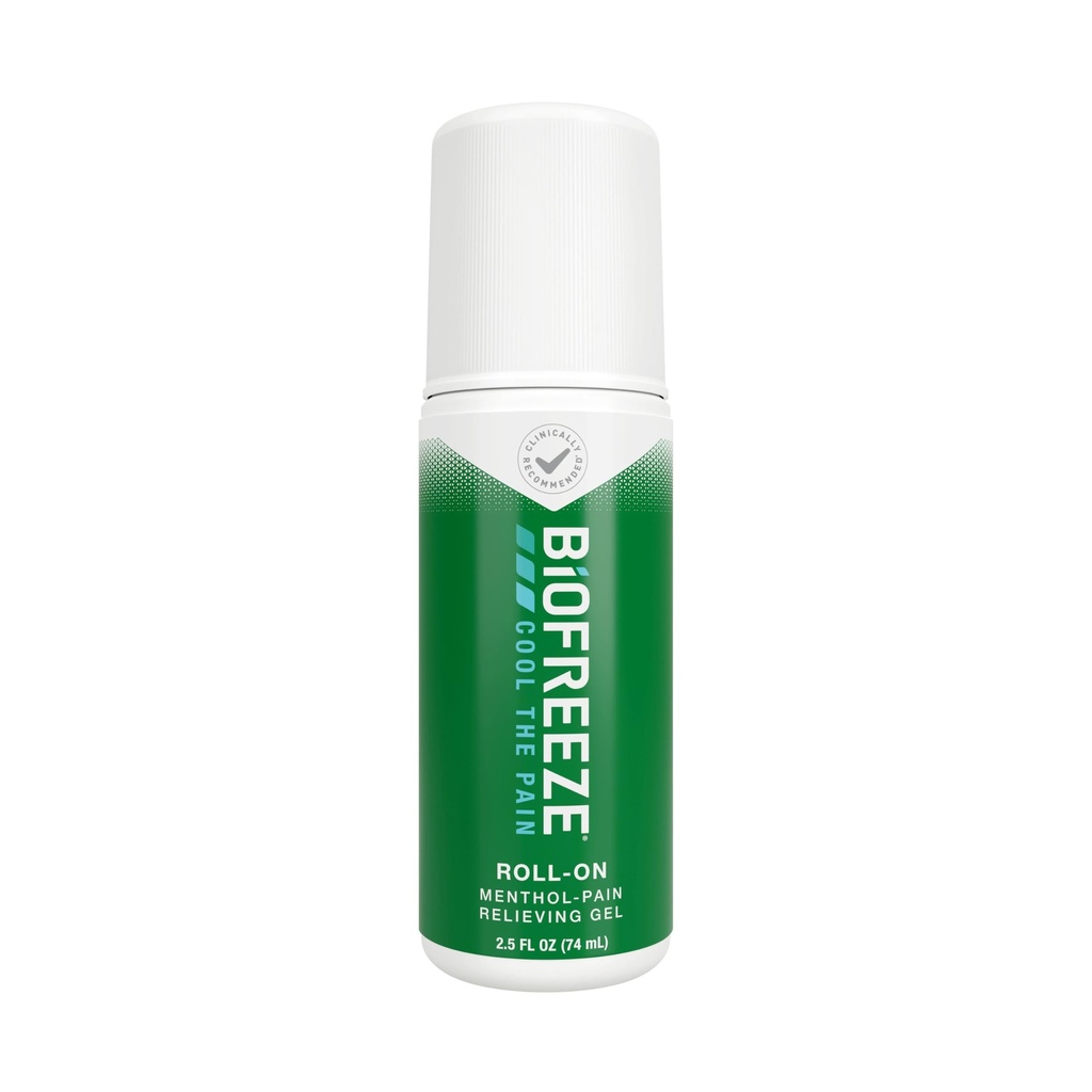 Biofreeze Roll On Pain Relief, Genunchi & Lower Back Reliever, Artrite Pain Reliever, Sore Muscle Relief, Neck Pain Relief, Cooling Joint Pain, FSA eligibile, Mentol Gel 2.5 Fl Oz
