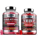 Gummy Bundle - Creatine Monohidrat Gume și Gume testo pentru bărbați - Advanced Bundle