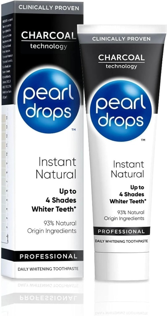 Pearl Picături instant alb natural activat Charcol 75ml