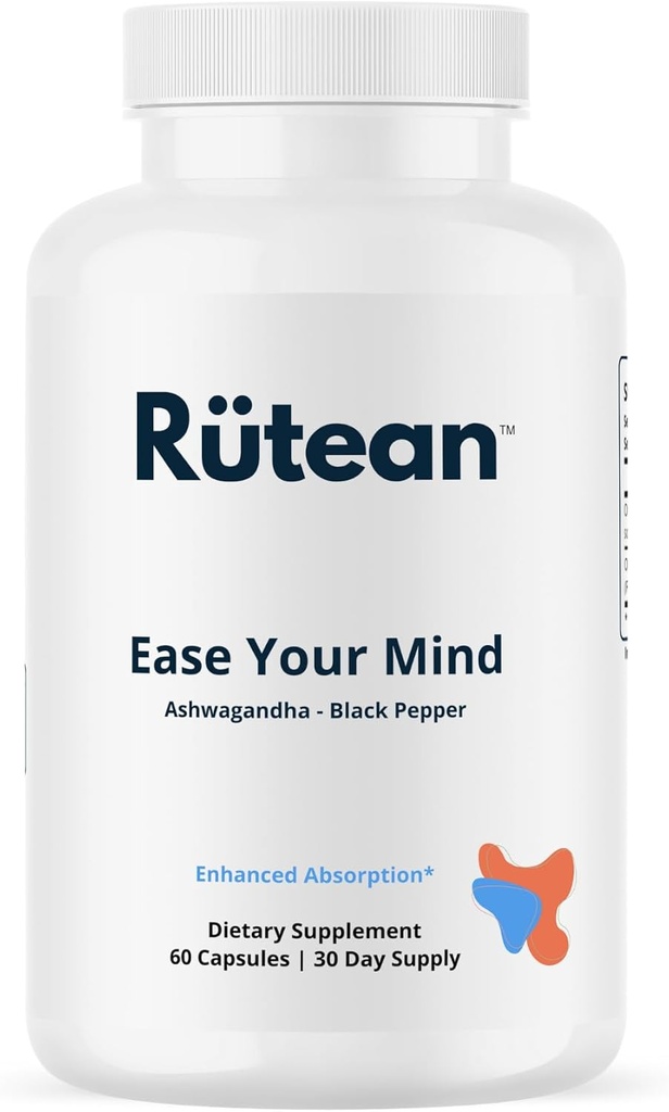 Usor mintea ta - Ashwagandha Extra Putere cu BioPerine - non OMG-uri - 60 capsule