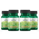 Swanson L. Reuteri Probiotic Plus w/L. Rhamnosus L. Acidophilus & FOS Prebiotic Digestive Support - Promovează Gut Health w/ 7 Billion CFU per capsulă - (30 Veggie capsule) (4 ambalaj)