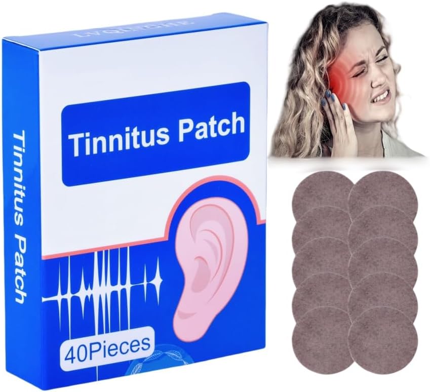 Tinitus Relief pentru urechi inelare,120PCS Tinitus patch-uri,Efficiently Relieves Pierderea auzului 3BOX