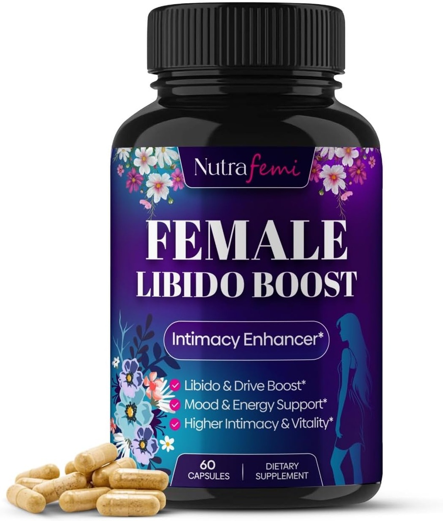 Acționând rapid Libido Booster foarte eficient pentru femei-Female libidou Booster pentru echilibru hormonal, Mood & Drive, Lubricație naturală - cu Maca Root, Ginseng, Tribulus, Gingko & Ashwagandha