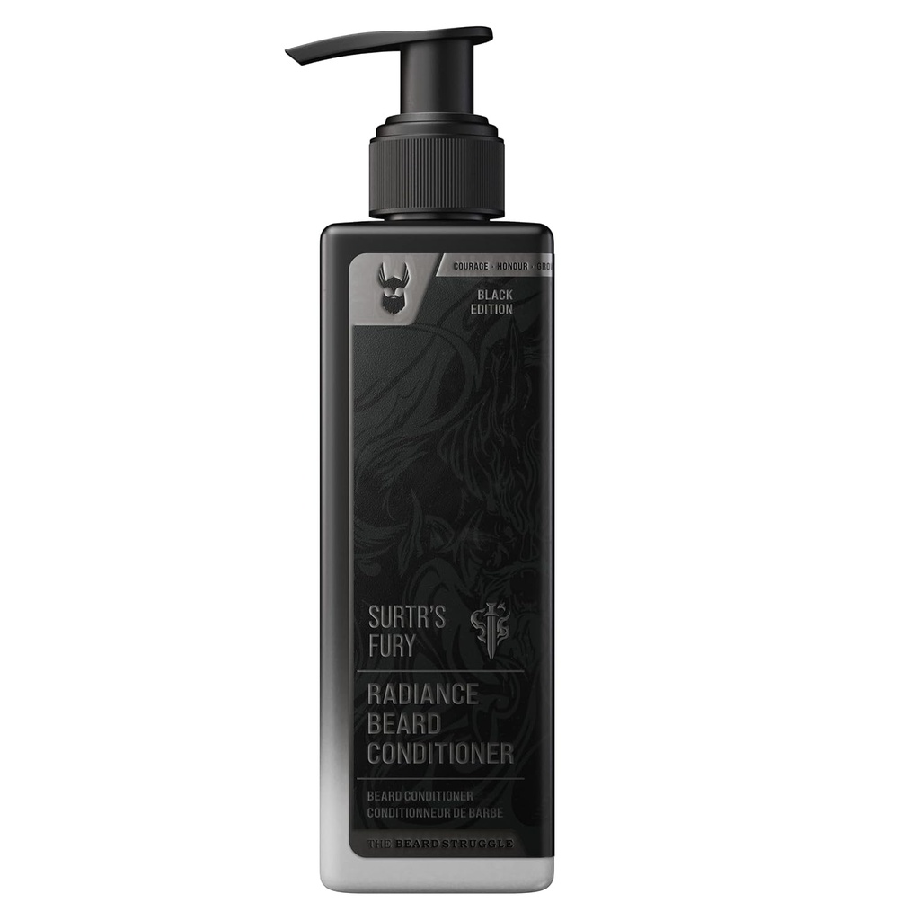 Barbă Lupta - Marksman Beard Balsam - Surtr's Fury, Platinum Collection - Nourish, Softens, & Consolidează Beard - Radiance Beard Balsator pentru bărbați (8 Fl oz)