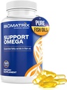 Suport Omega (120 capsule Gel) Omega 3 Suplimentul de ulei de pește - Cardiovascular, suport musculo-scheletic