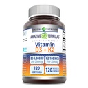 Formulari uimitoare Vitamina D3 5000 UI cu vitamina K2 100 Mgg 