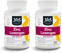 365 de Whole Foods Market, LOunceenges Zinc Vitamina C, 90 Count (Pachet de 2)