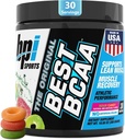 BPI Sports BCAA - BCAA Powder - Ramuri lant Aminoacidi - Recuperare musculara - Sinteza proteinei musculare - Lean Muscle - Imbunatatirea performantei 