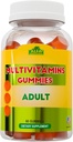 ALFA VITAMINS MultiVitaminani pentru adulți susține producția de energie celulară - Essential Daily Vitamine & Minerale - Immune System Booster - Natural Orange Flavor (60 Gummies)