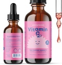 JoySpring Vitamina C + Elderberry picături + Zinc pentru copii de sprijin imun, picaturi geniu pentru focus, și vitamina D pentru copii