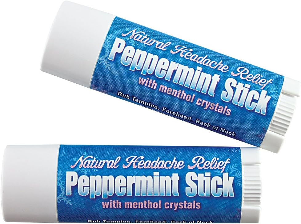 Mentă Sticks Mentol Cristale Rosemary Relief de cap (Set de 2)