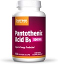 Jarrow Formulas Acid pantotenic B5 500 mg - 100 Veggie Caps - Essential B Vitamina - Productia de energie si suport metabolic - 100 Servings, Pachet de 3
