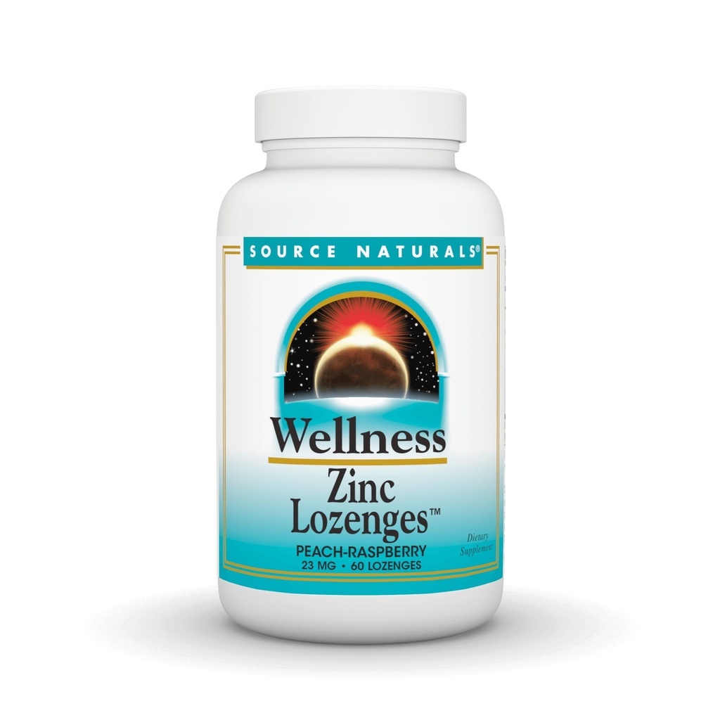 Sursa Naturals Wellness zinc Lozenges - 60 Lozenges