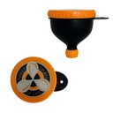 Funnel stil de viață activ, Cele mai bune Funneluri suplimentare de proteine pentru suplimentele de antrenament Pre și Post, Umple N Go, Se potrivește sticle de apă pentru lichide (1, 230ML)
