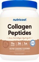 Nutricost Colagen Peptides Powder 1LB (454 G) (Caramel cu adaos de sare) - Hidrolizat de iarbă Fed bovine