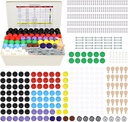 RELIANCER Model molecular Kit,419PCS Set de chimie moleculară organică w/Atoms & Bonds, Kit de constructii structuri moleculare pentru invatare chimie, Kituri stiintifice STEM pentru profesori, Studenti, Tinerii oameni de stiinta