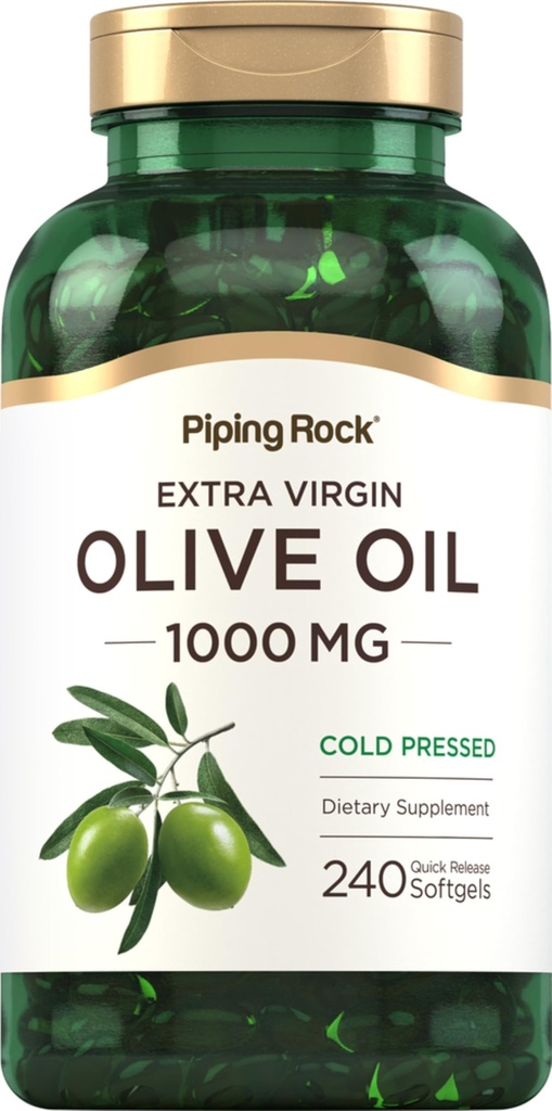Piping Rock Olive Oil Softgel Capsulele de ulei 