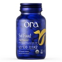 Ora Organic Vitamina D3 5000UI + K2 - Vegan Vitamina D de la Lichen și K2 de la Chickpeas pentru sănătatea oaselor, Immune Support, & Mood, Absorbție maximă - 1 lună de aprovizionare, 30 comprimate masticabile