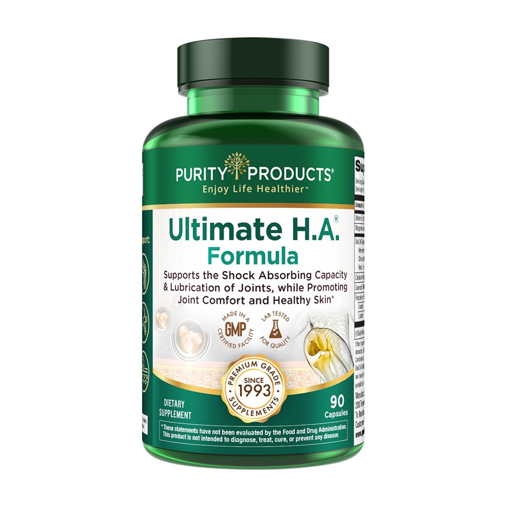 Produse de puritate Ultimate H.A. Formula - Studiat clinic BioCell Colagen - Dynamic Hyaluronic Acid Support for The Joints and Skin - 90 Count - from