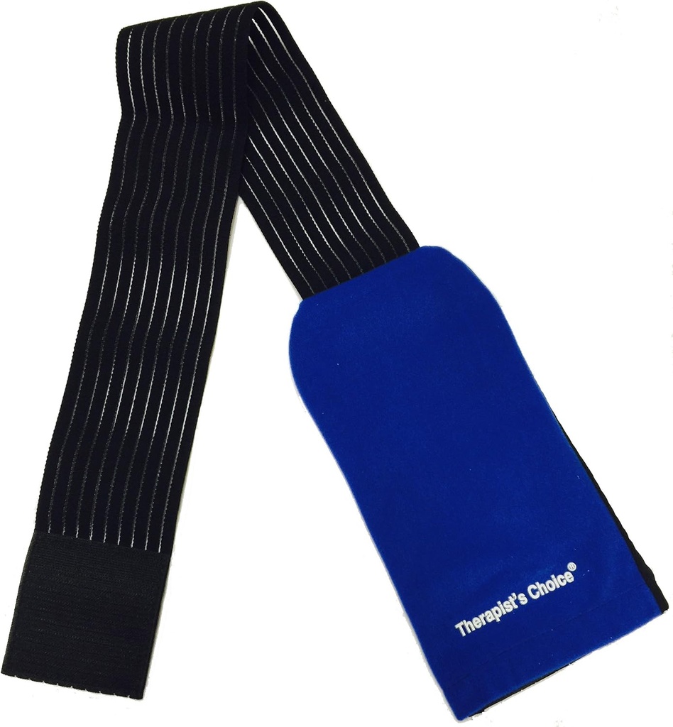 Terapeutul's Choice® Ice Wrap/Cold Wrap poate ţine orice gheaţă şi Gel Pack până la 5 x 10 inch - Ice Pack NU sunt incluse
